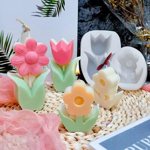 Flower Mold Flowers Epoxy Resin Mold DIY Crafts Ornaments Aromatherapy Plaster Silicone Mould