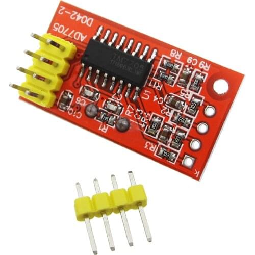 Dual 16-bit ADC Data Acquisition Module SPI Compatible AD7705 Module Board by