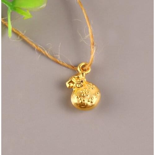 Fengshui Antique Chinese Lucky bag Charms Pendant Necklace Charm DIY Jewelry Making