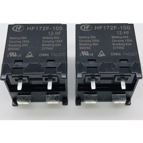 HF172F-100-6/9/12/24-HF 4pin 100A800VAC sun relays