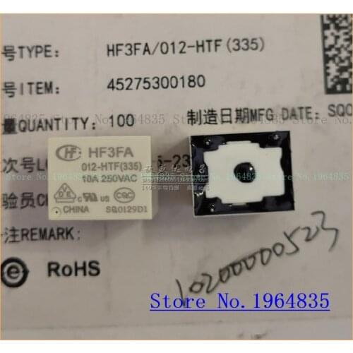 HF3FA-012-HTF 10A 12VDC 4