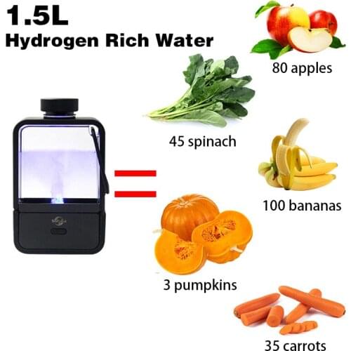 Hydrogen-Rich Water Cup Ionizer Makser ORP Haydrogen Bottle Generator Super Antioxidants Pure H2 Electrolysis