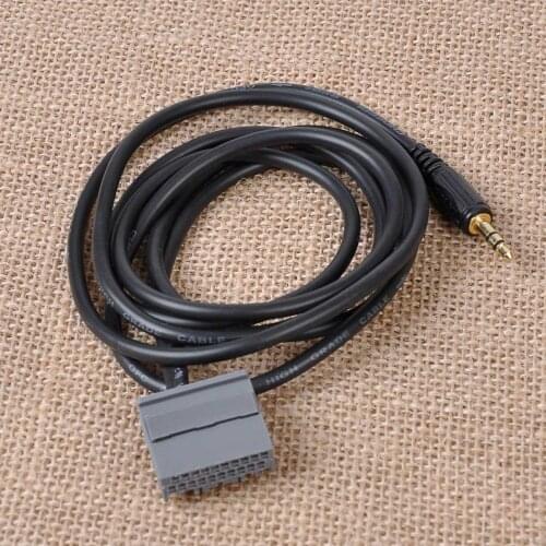 DWCX 3.5MM AUX IN Input Audio Radio Male Interface Adapter Cable for Honda Accord 8th Civic CRV 2008 2009 2010 2011 2012 2013