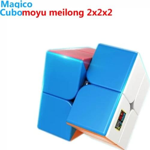 Moyu Meilong 2x2x2 Mini Pocket Magic Cube Speed 2x2 Cubes Profession 50mm Cube Education Toys Gift Cubo Magico for Kids Game Toy