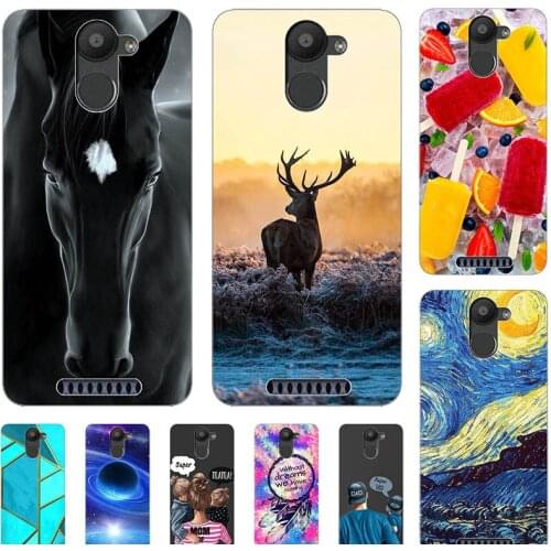 Fashion Bumper Cute Case For BQ Aquaris U Plus Case For BQ Aquaris U Lite Soft Silicone Cat Horse Flower Cover Back Shell