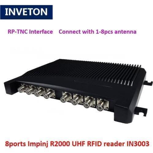 8 ports impinj r2000 chip rfid reader module work with uhf mat antenna/panel antenna/monza r6 foam tag for running race timing