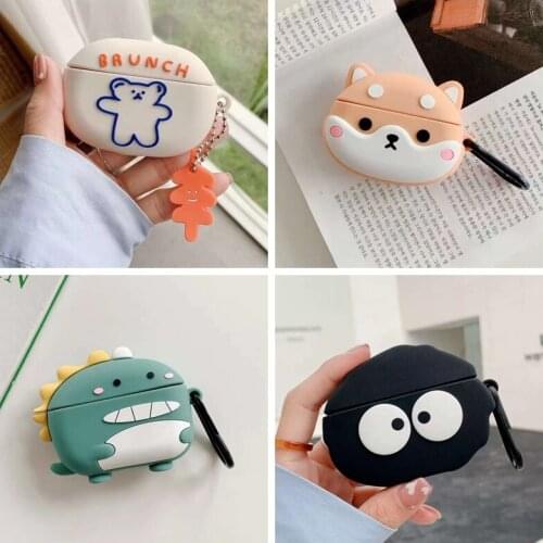 Cartoon For Beats Studio Buds Case Animal funny Silicone Protect Earphones Cover for Beats-Studio Buds headset Case coque