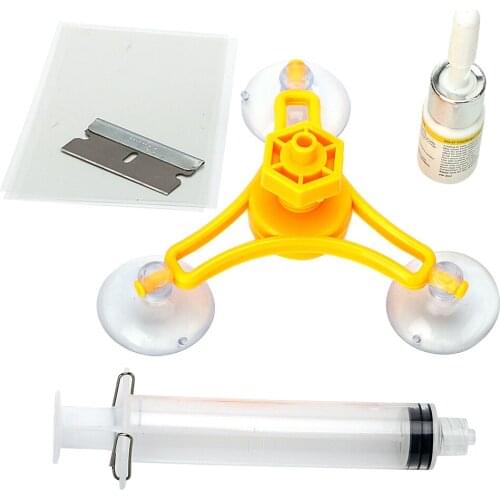 Car-Styling Car Glass Repair Tool For Chip Crack Auto Maintenance Sets DIY Windshield Repair Kit Window Screen Polishing