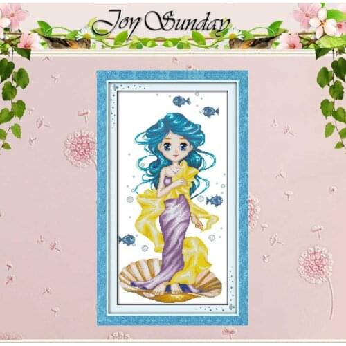 Ocean Baby Patterns Counted Cross Stitch 11CT 14CT Cross Stitch Sets Wholesale Chinese Cross-stitch Kits Embroidery Needlework