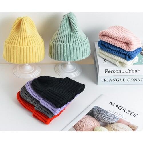 Autumn Winter Crochet Baby Hat Girls Boys Cap Kids Beanie Infant Hat New Children Baby Cap Child Cap Girls Winter Hats