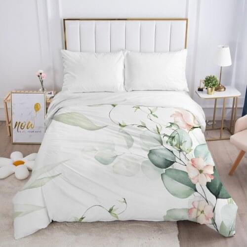 Duvet cover Quilt/Blanket/Comfortable Case Luxury Bedding 140x200 150x200 240x220 240x260 for Home 3D Print Flowers leaf
