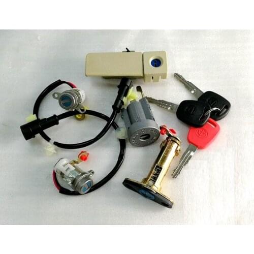 1 set Full Lock cylinder kit with key Complete for Chinese Brilliance BS4 M2 Auto car motor parts