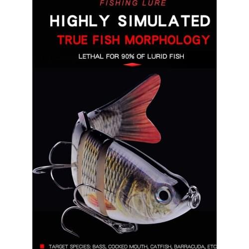 Fishing bait 25.5Cm145g20cm110g multi-joint hard bait realistic joint bait swinger sinking swimming bait fishing accessorie