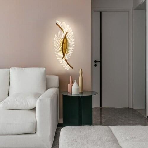 Modern Living Room Bedroom Aisle Lamp Decoration Copper Wall Sconces Bathroom Decoration wall lights
