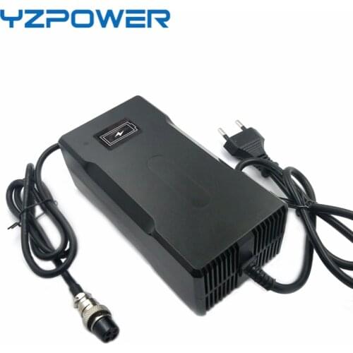 YZPOWER CE ROHS 71.4V 3A Smart Lithium Battery Charger For 63V Lipo Li-ion Battery Electric Bike Power Tool With Cooling Fan