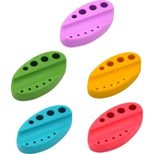 1pc Oval Silicone Tattoo pen Holder Ink Cup Rack Stand Microblading Pigment Machine Permanent Makeup Tattoo Accessories supply