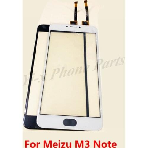 10pcs/lot touch panel For Meizu M3 Note touch screen digitizer front glass For Meizu M3 Note Replacement Parts