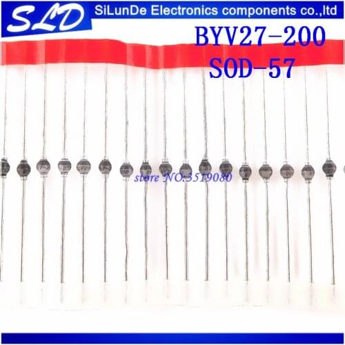 20pcs/lot BYV27-200 BYV27 200 SOD-57 new and original in stock