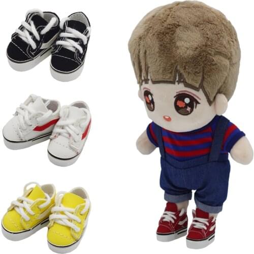 4*1.8cm Doll Boots Toy Shoes for 15cm EXO Dolls,1/6 Mini PU Leather Boots Shoes Accessories Doll Toys