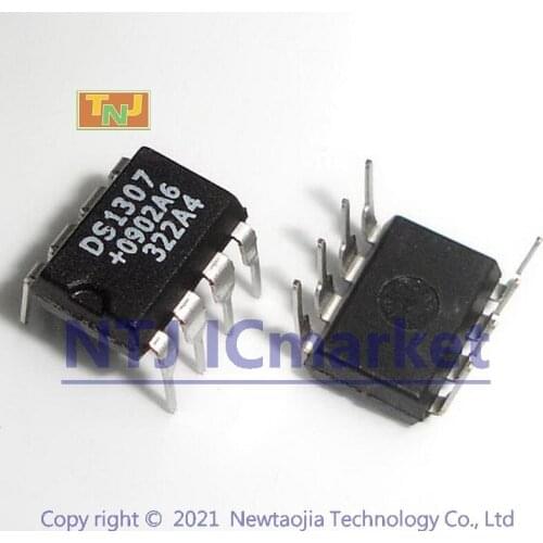 50 PCS DS1307 DIP DS1307N DS1307 1307 64 X 8 Serial Real Time Clock IC