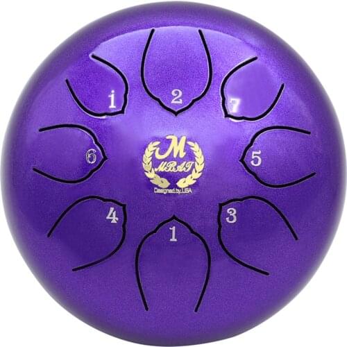 6Inch Lotus Tongue Drum Handpan Drum Best Sound w/ Drumsticks & Carrying Bag