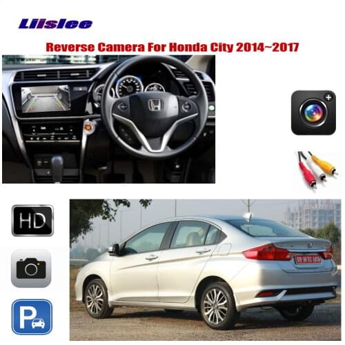 Car Reverse Rear View Camera For Honda City/Ballade 2014 2015 2016 2017 Connect Original Screen HD CCD SONY III CAM
