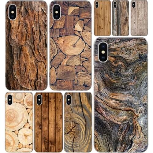 Hot Pattern Wood textures Phone Case Cover For Iphone 12 Mini Pro 11 7 8 6 6S Plus + X XS MAX XR 5 5S SE Fashion Art TPU Coque S