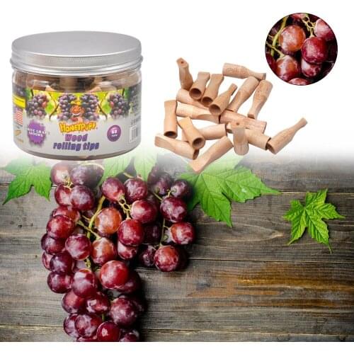 Mouthpiece Filter Tips With White Grape Flavor Smoking Wooden Mouth Filter Tip Cigarette Holder Tobacco Pipe