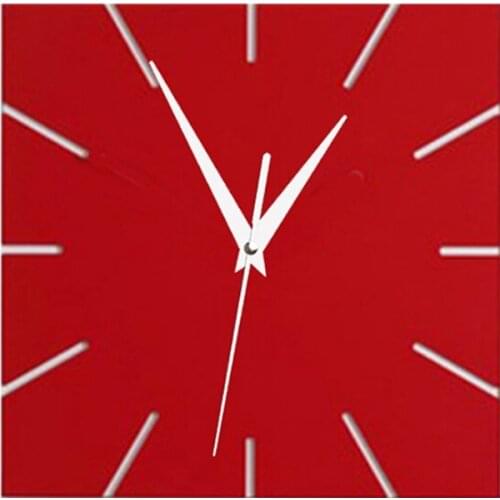Top sale wall clock modern acrylic clocks Quartz watches home decoration still life living room diy mirror wall stickers