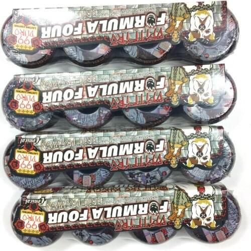 Spitfire Wheels Bearing Skateboard Parts F4 Formula Conical Pro 99a Hardness 54*32mm Size 80%High Resilience Black Color