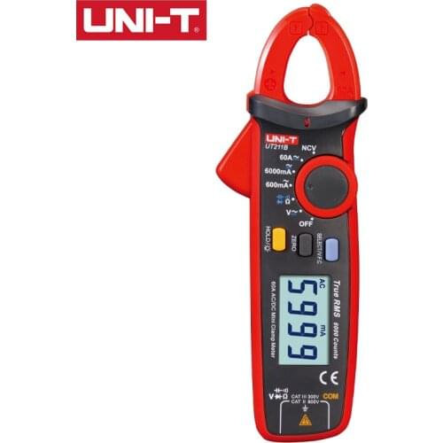 UNI-T UT211B 60A Mini Clamp Meter True RMS Data retention LCD backlight VFC Frequency Conversion Function Zero measurement