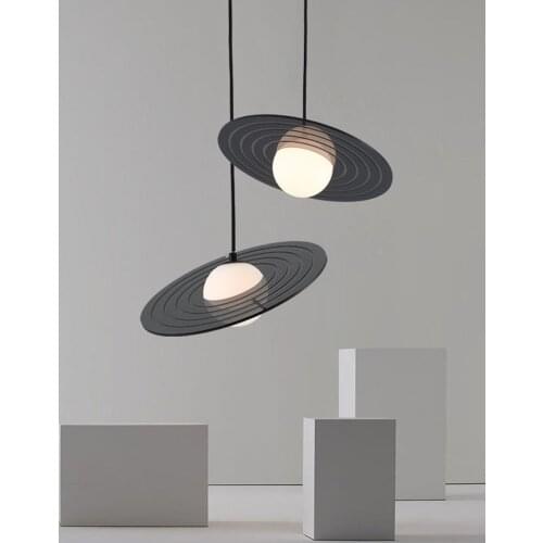 Postmodern minimalist planetary dining room chandelier Nordic personality bedroom childrens room hotel creative planet bedside