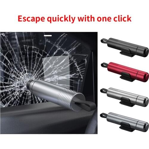 Car Safety Hammer Car Emergency Glass Window Breaker Seat Belt Cutter Life-Saving Escape Car Emergency Tool 1s broken Glass