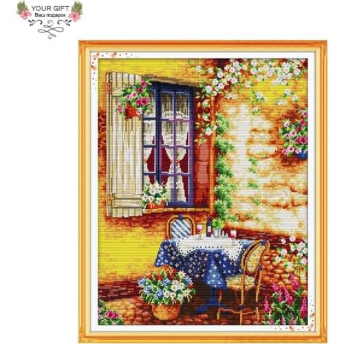 Your Gift F195 14CT 11CT Counted and Stamped Home Decoration Summer Afternoon Cross Stitch kits