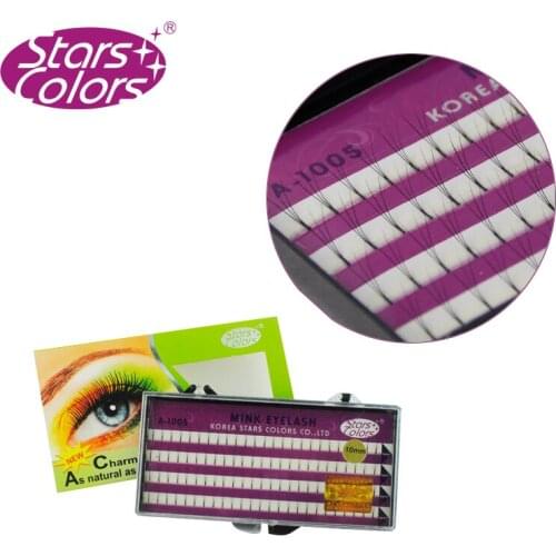 Natural 3D Eye Lashes 0.10mm C Curl Eyelash Individual False Eyelashes Extension Makeup 6/8/10/12mm