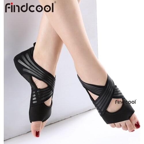 Findcool Professional Gym Yoga Shoes Women Flat Soft Anti-slip Sole Ballet Non-slip Fitness Dance Shoes Pilates Yoga Socks