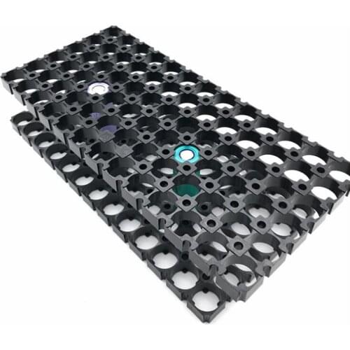 15pcs/lot MasterFire 6*13 18650 Batteries Spacer Radiating Holder Bracket Black Plastic Battery Storage Box Holder Brackets