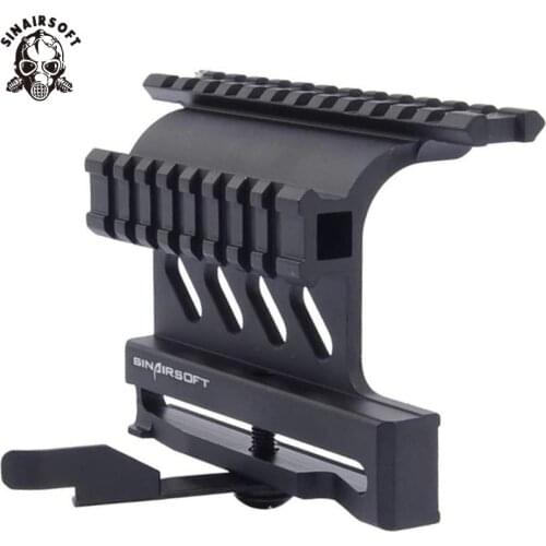 SINAIRSOFT Quick Release AK 47 / 74 Picatinny Weaver Rails AK Series QD Double Side Scope Mount Airsoft Accessories MNT-978