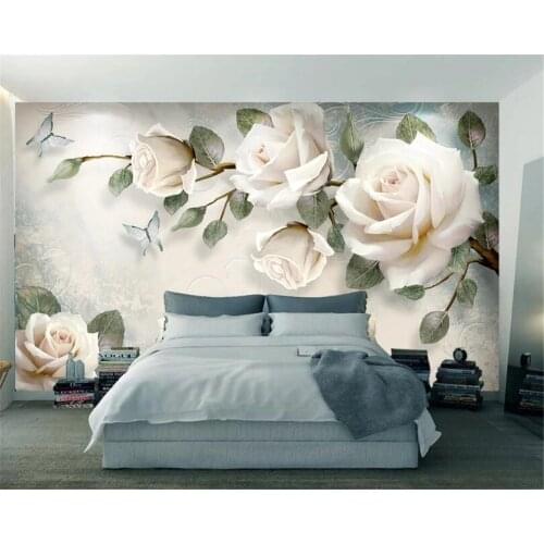 Modern 3D wallpaper hand painted oil painting floral euro background wall decoration murals papel de parede wallpaper beibehang