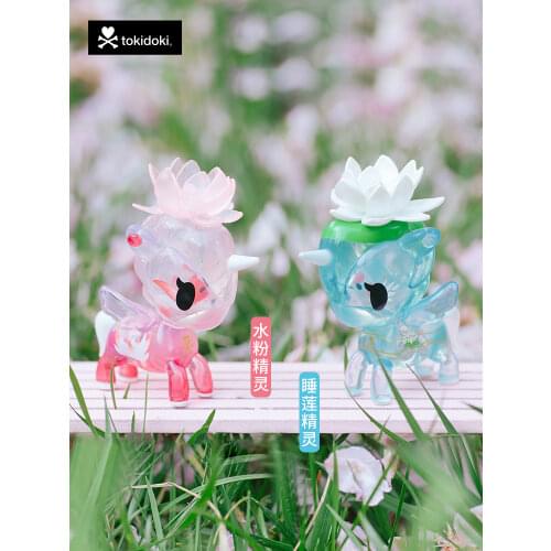 Tokidoki Flower Power Series Unicorn Blind Box Water Lily Rosa Tulip Peony Plum Blossom Cute Action Figure Girl Gifts