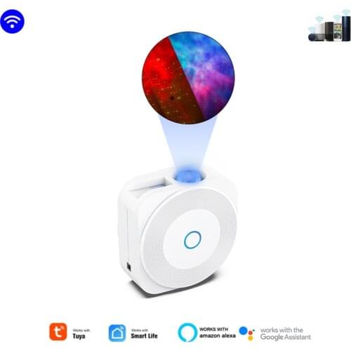 Tuya Smart Star Projector Timing Setting Colorful Starry Projector Light Galaxy LED Night Light Voice Support Alexa Google Home