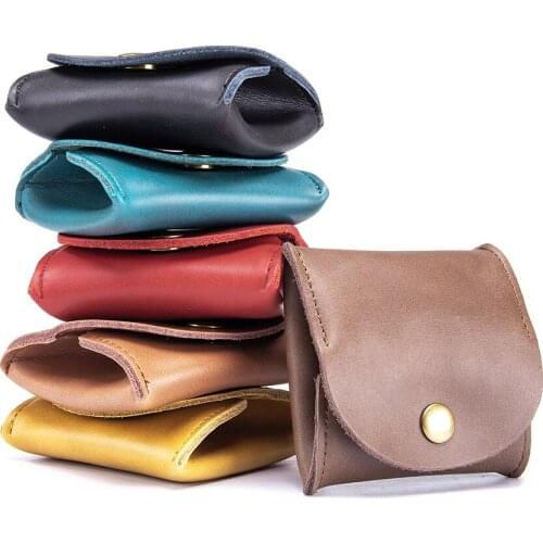 Japanese Coin Wallet Psoriasis Mini Headphone Bag Ins Leather Small Money Wallet Small Collection Bag Pocket 2020 New Model