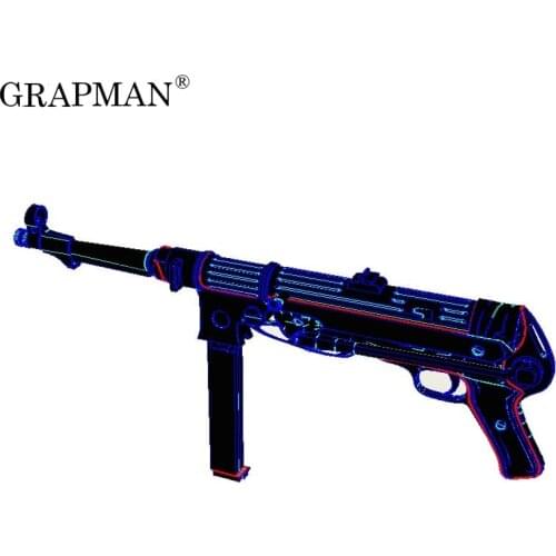 1:1 MP38 Submachine Gun 3D Paper Model DIY Handmade Papercraft