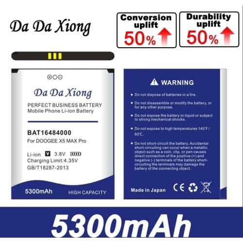 Da Da Xiong 5200mAh BAT16484000 Battery for DOOGEE X5 MAX Pro