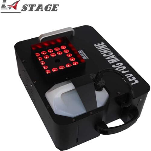 Free Shipping Most Popular Wireless DMX512 RGB 3in1 Colorful Up Spraying 1500w 24x3w LED DJ Power Fog Machine