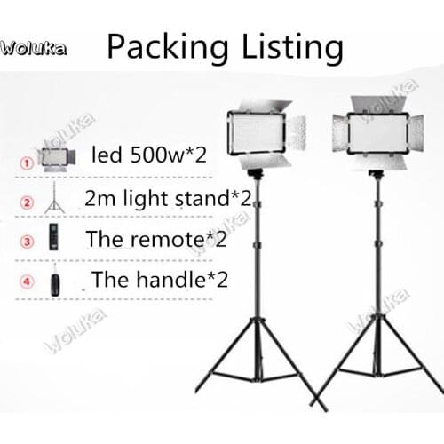 Godox LED Photographic lamp Camera fill lamp LED500LRC/LRW portrait outside shooting lamp handheld photographic light CD50 T03