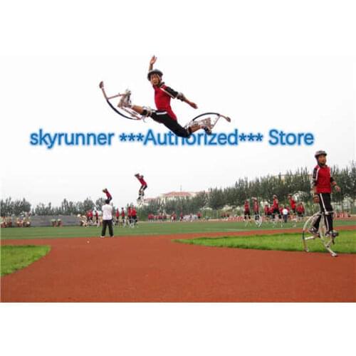 Jumping Stilts Skyrunner For Adult black Weight 155~200 lbs/70~90kg Man or Woman Jump Stilt Exercise equipment Outdoors games