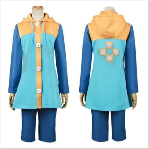 Anime The Seven Deadly Sins Cosplay Costumes Sin of Sloth Harlequin King Role Play Uniform Suit Men Women Halloween Costume Wigs