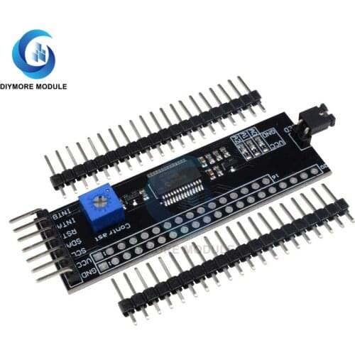 MCP23017 Module 1602/2004/12864 LCD I2C IIC TWI SPI Serial Interface 128*64 LCD Driver Board Adapter With Pins for Arduino