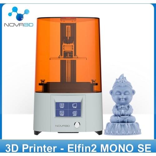 Nova3D Elfin2 Mono SE 3D Printer 6.08 Inch 2K MONO Printing LCD UV Resin SLA 3d Prints Impresora 3d Drucker High Printing Speed